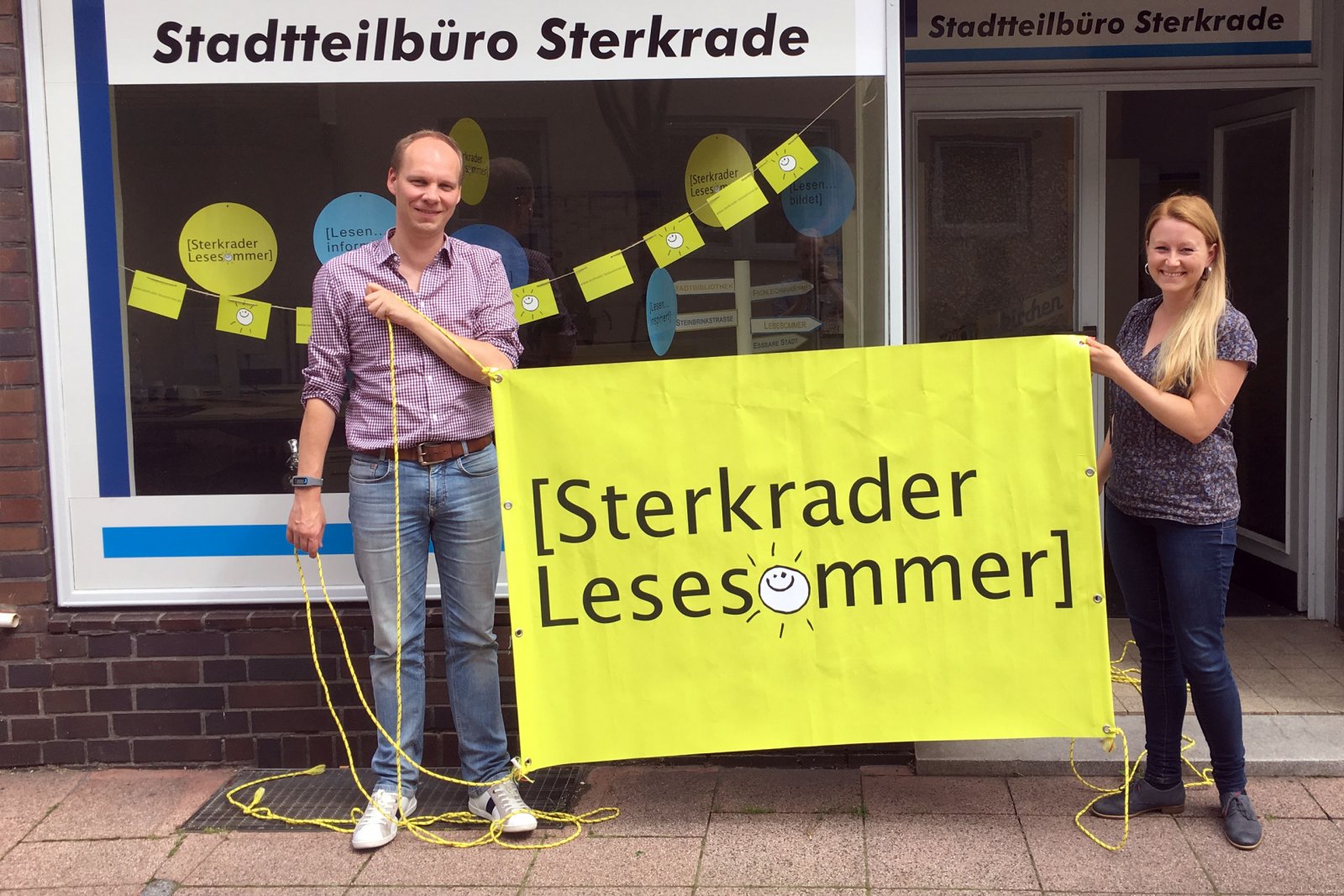 Plakat für den Sterkrader Lesesommer